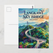 Langkawi Sky Bridge Malaysia ポストカード (正面/裏面)