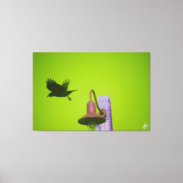 Langley Crow on Light Post Series #5 キャンバスプリント