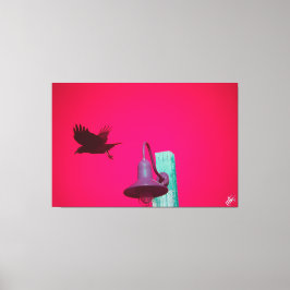 Langley Crow on Light Post Series #6 キャンバスプリント