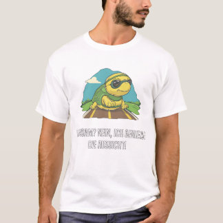 Langsam? Nein,Ich Genieße Die Aussicht Schildkröte Tシャツ