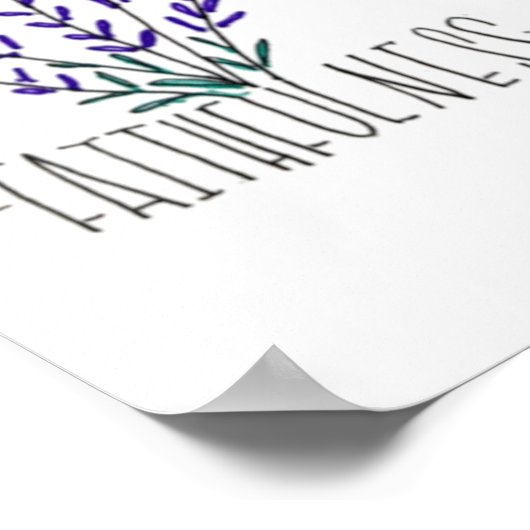 Language of Flowers Illustrated ポスター (角)