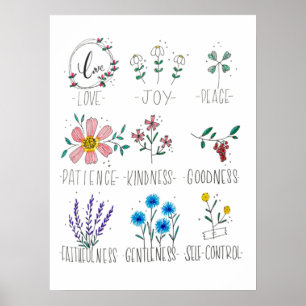 Language of Flowers Illustrated ポスター