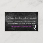 Language Teacher Business card 名刺 (裏面)
