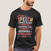 Language Therapist SLP Speech Pathologist Future S Tシャツ (正面)
