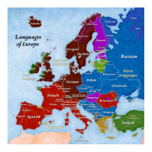 Languages of Europeポスター