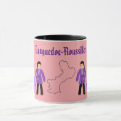 Languedoc-Roussillon, France マグカップ (中央)