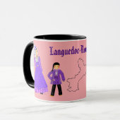 Languedoc-Roussillon, France マグカップ (正面左)