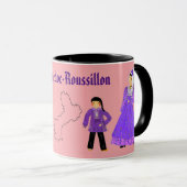 Languedoc-Roussillon, France マグカップ (正面右)