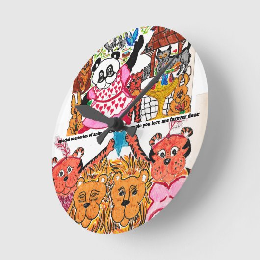 Laniの時計 ラウンド壁時計 (傾斜)