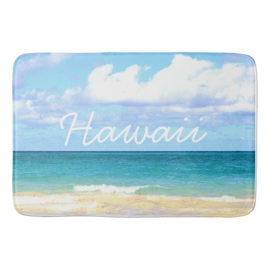 lani kai beach in Hawaii バスマット (正面)