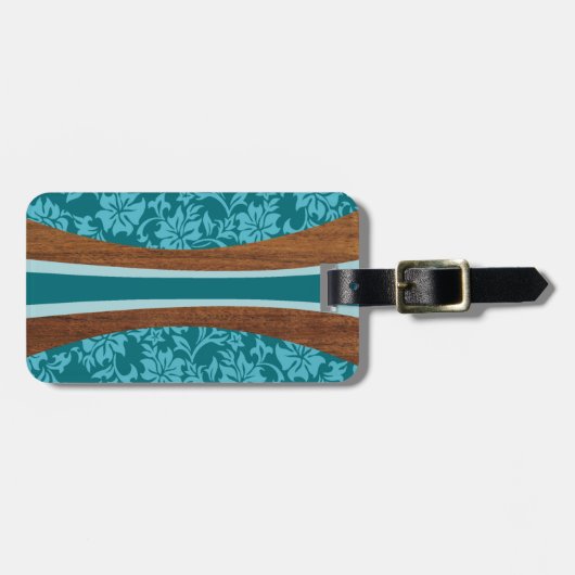 Laniakeaのハワイのサーフボードの荷物のラベル ラゲッジタグ (正面横)