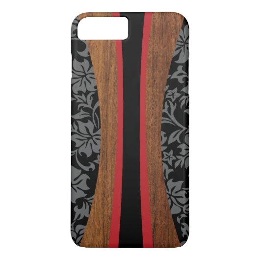 Laniakeaのハワイのフェイクな木製のサーフボード Case-Mate iPhoneケース (裏面)