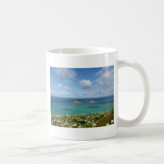 Lanikaiの海岸の沖のMoks コーヒーマグカップ