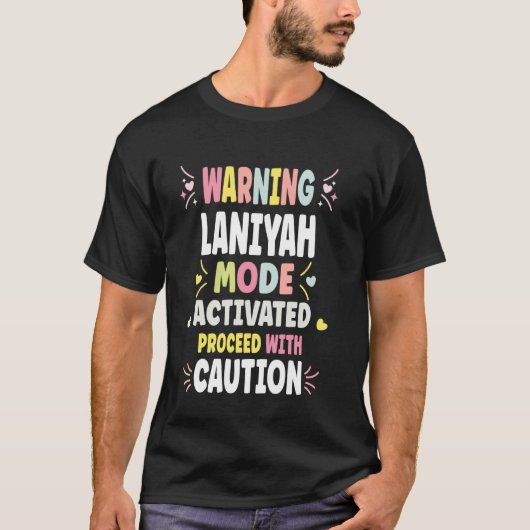 LANIYAH オリジナル 女性へのギフト オーダーメイド LANIYAH Tシャツ (正面)