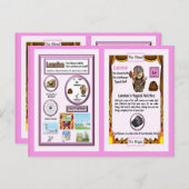 Lannion – ランタン取引カード ポストカード (正面/裏面)