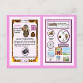 Lannion – ランタン取引カード ポストカード (裏面)