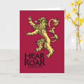 Lannister Sigil - Hear Me Roar カード (黄色い花)