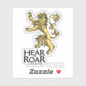 Lannister Sigil - Hear Me Roar シール (シート)