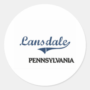 Lansdaleペンシルバニア都市クラシック ラウンドシール