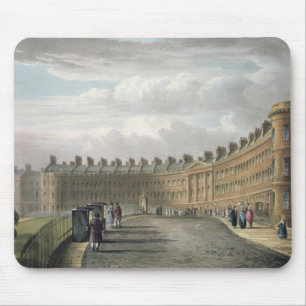 Lansdownの三日月、Bath 1820年 マウスパッド