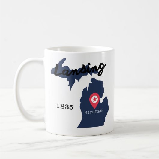 Lansing coffee mug  コーヒーマグカップ (左)