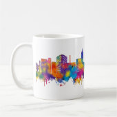 Lansing Michigan Skyline コーヒーマグカップ (左)