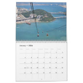 Lantau Island 2026 calendar カレンダー (1月 2026)