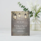 Lantern 素朴 Lights日付を保存 案内ポストカード (スタンド正面)