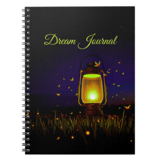 Lantern and fireflies Dream Journal ノートブック