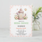 Lantern Bridal Shower Invitation 招待状 (スタンド正面)