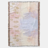 “Lantern Dreams” Pastel Ramadan  スローブランケット (正面縦)