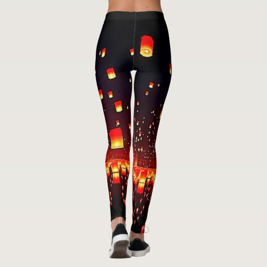 Lantern Festival Night Glow Artwork レギンス (裏面)