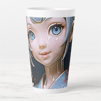 Lantern Festival Porcelain Waifu カフェラテマグ