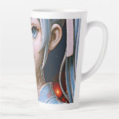 Lantern Festival Porcelain Waifu カフェラテマグ (右)