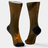 Lantern Ghost Trail – Cozy Autumn Night Walk ソックス (傾斜あり)