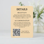 Lantern Sage Green Boho Design Wedding エンクロージャーカード (スタンド正面)