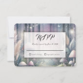 Lanternlight Dreams Enchanted Forest Wedding 出欠カード (正面)