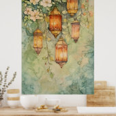 Lantern's Dream, reminiscent of Moroccan or simila ポスター (キッチン)