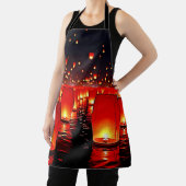 Lanterns' Magical Night Float Design エプロン (インサイチュ)