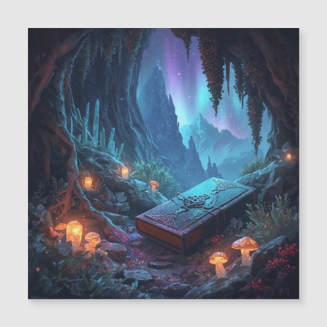 Lanterns, Mushrooms, and a Book (正面)