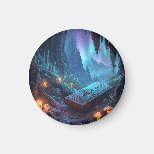 Lanterns, Mushrooms, and a Book マグネット (正面)