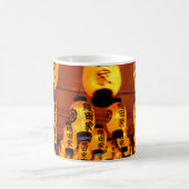 Lanterns of Bansho-ji Temple, Nagoya, Japan コーヒーマグカップ (中央)