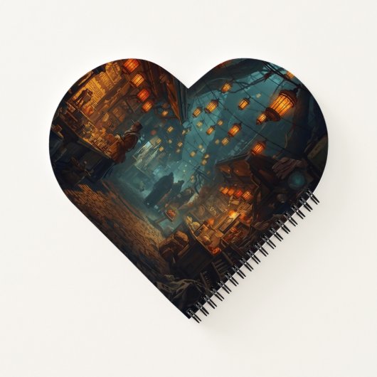 Lanterns of the Forgotten Alley ノートブック (裏面)