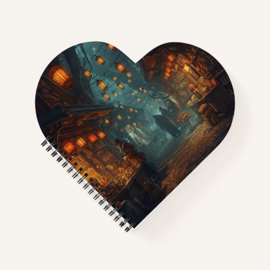 Lanterns of the Forgotten Alley ノートブック (正面)