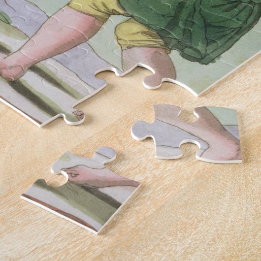 「L'Anticaローマ」からのローマの剣闘士、1825年(colo ジグソーパズル (側面)