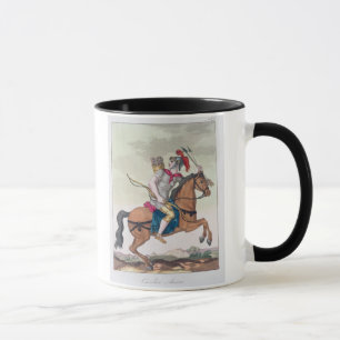 「L'Anticaローマ」からの騎兵隊Archer、1825年(色 マグカップ