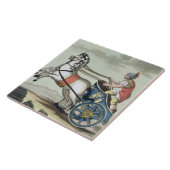 「L'Anticaローマ」からのCharioteer、1825年(ついている色 タイル (側面)