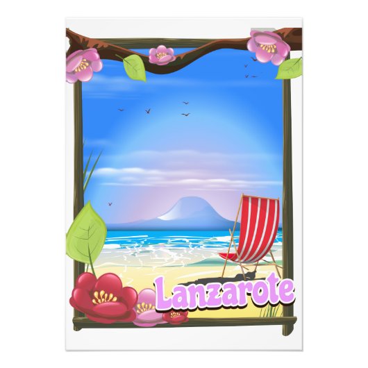 Lanzarote Travelポスター フォトプリント (正面)