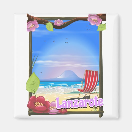 Lanzarote Travelポスター マグネット (正面)