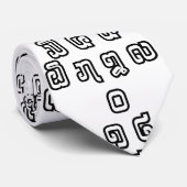 Lao / Laos Numbers Pyramid Laotian Language Script ネクタイ (ロール)